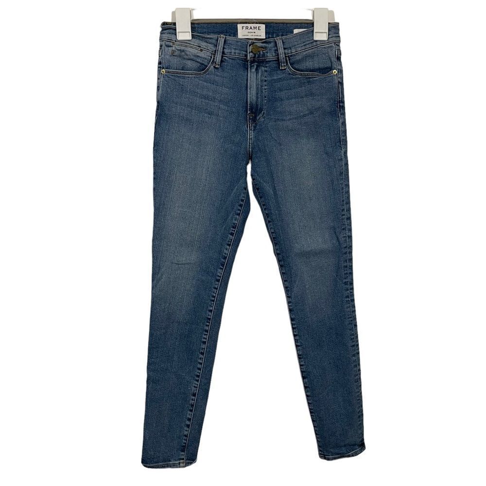 Frame Denim High Waisted Skinny Jeans